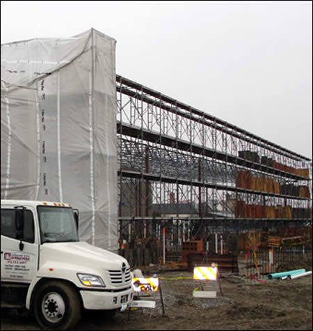 Commercial Scaffolding Rentals | Suspended Scaffolding Installation | Racine Wisconsin